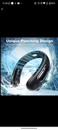 Hands Free Bladeless Neck Fan With Rechargeable Battery